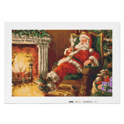 Malen nach Zahlen - Santa likes hot milk